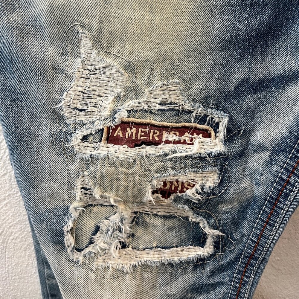 Affliction Men's Blake Distressed Jeans Sz: 35 - Picture 2 of 9